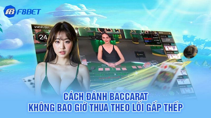 Cách đánh baccarat không bao giờ thua theo lối gấp thếp