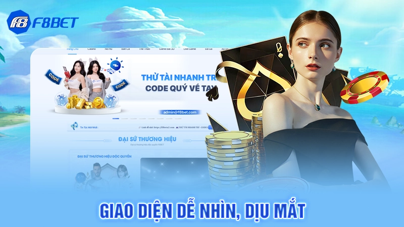 Giao diện dễ nhìn, dịu mắt